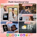Smart Watch, 1.85" HD Smartwatches for Men Women, 1000 mAh Battery High Capacity, 110+ Sport Modes with Fitness Tracker Watch, IP68 Waterproof, Heart Rate/Sleep Monitor, Fitness Watch for Android/iOS