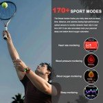 Military Smart Watches Built-in GPS, 170+ Sport Modes for Men with Flashlight, Smartwatch for Android Phones and iPhone, 1.43" AMOLED Screen, Bluetooth Calls Compass Altimeter Barometric Altitude