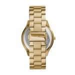 Michael Kors Slim Runway Three-Hand Gold-Tone Stainless Steel Women's Watch (Model: MK3179)