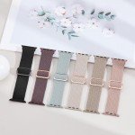 6 Pack Braided Stretchy Bands Compatible with Apple Watch Band 38mm 40mm 41mm 42mm 44mm 45mm 46mm 49mm Women Men, Adjustable Nylon Solo Loop Elastic Straps for iWatch Series 10 9 8 7 6 5 4 3 SE Ultra
