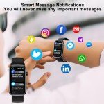 Smart Watch, Smartwatch for Men Women with 24 Sport Modes, IP68 Waterproof Activity/Fitness Tracker with 24/7 Heart Rate/Sleep/SpO2 Monitor, Step Tracker, Pedometer, Activity Tracker for Android iOS