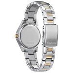 Citizen Ladies' Eco-Drive Classic Crystal Watch in Two-Tone Stainless Steel, Silver-Tone Dial