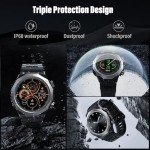 Military Smart Watches for Men(Answer/Make Calls), 1.39"HD Fitness Watch, 24/7 Heart Rate Sleep Monitor, Smart Watch for Men 110+ Sport Modes, 30Day, IP68 Waterproof Smartwatch for Android iOS, Black