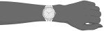 Nine West Women's NW/2283SVSV Crystal Accented Silver-Tone Bracelet Watch