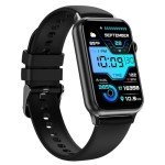 Health Fitness Tracker Smart Watch with 24/7 Heart Rate Blood Oxygen Blood Pressure Monitor Sleep Tracker 128 Exercise Modes Step Calorie Counter Pedometer IP68 Waterproof for Women Men Android iOS