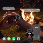 OUKITEL BT10 Military Smart Watch for Men (Answer/Make Call), 5ATM Waterproof Fitness Tracker Smartwatch, 1.43" AMOLED HD Display, 123+ Sport Modes, 24H Health Monitor for iOS/Android