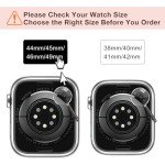 EPULY Compatible with Apple Watch Band 44mm 45mm 46mm 49mm,Stainless Steel Mesh Loop Magnetic Clasp for iWatch Ultra Series 10 9 8 SE 7 6 5 4 3 2 1Women Men -49/46/45/44mm Black