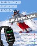 Fitness Tracker, Smart Watch with 24/7 Heart Rate/Blood Pressure/Blood Oxygen Monitor,Sleep Tracker,Step & Calorie Counter, IP68 Waterproof Fitness Watches for Women Men Compatible with Android&iPhone