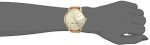 Nine West Women's Gold-Tone and Caramel Colored Strap Watch, Brown/Gold
