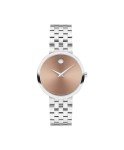 Movado Museum Classic Women's Watch - Swiss Quartz Movement, Stainless Steel Link Bracelet - 3 ATM Water Resistance - Classic, Luxury Fashion Timepiece for Her - 29.5mm