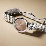 Movado Museum Classic Women's Watch - Swiss Quartz Movement, Stainless Steel Link Bracelet - 3 ATM Water Resistance - Classic, Luxury Fashion Timepiece for Her - 29.5mm