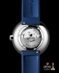 CIGA Design Mechanical Automatic Watch Blue Planet U Series Stainless Steel/Titanium/Ceramics Case Sapphire Crystal Fluororubber/Ceramics Strap Watches Gifts for Men and Women (Blue Planet II Stainless Steel)