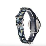 Timex Women's T2P370 Weekender 31mm Blue Floral Nylon Slip-Thru Strap Watch