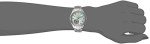 Bulova Ladies' Sutton Stainless Steel 3-Hand Automatic, Open Aperture and White Mother-of-Pearl Dial with Diamonds Style: 96P181