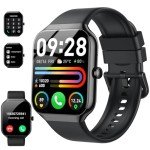 Smart Watch for Men Women(Answer/Make Call), 2025 New Smartwatch 1.96" HD Fitness Watch with 110+ Sport Modes, Heart Rate, Sleep Monitor, Pedometer, IP68 Waterproof Activity Tracker for Android iOS