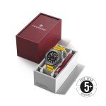 Victorinox Dive Pro Quartz Black Dial Yellow Rubber Strap Watch 43mm - 241992