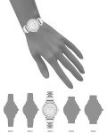Anne Klein Women's AK/2159SVSV Silver-Tone Bracelet Watch