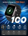 Smart Watches for Men Fitness Tracker: 1.85" Smart watch with 1000 mAh 100 Day+Battery Life Make/Recive Call Heart Rate Blood Pressure SpO2 Sleep Monitor 120+ Sport Mode 5ATM for iPhone Android Phones