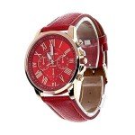 Weicam Wholesale Watches 10 Pack Fashion Ladies Women PU Leather Assorted Wrist Watch Set Roman Numerals Analog Quartz for Men Unisex