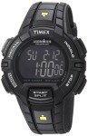 Timex Men's Ironman Triathlon Rugged 30 44mm Resin Strap Watch – Black Case Negative Display with Black Resin Strap
