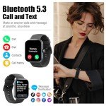 Smart Watch for Men Women, 1.96" Fitness Tracker Running Watch (Answer/Make Call), IP68 Waterproof, Pedometer, Sleep/Step/Activity/Heart Rate Monitor, 110+ Sport Modes Smartwatch for Adroid iOS Phone