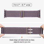 Stretchy Nylon Solo Loop Bands Compatible with Apple Watch 38mm 40mm 41mm 42mm 44mm 45mm 49mm, Sport Elastic Wristbands Women Men Straps for iWatch Series 9/8/7/6/5/4/3/2/1/SE/Ultra/Ultra 2, 4 Pack