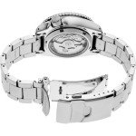 SEIKO SRPK11 Automatic Watch for Men - 5 Sports Collection - Men's Sport Watch with Orange Dial, Stainless Steel Bracelet - Water-Resistant 100M