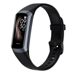 Fitness Tracker with 24/7 Blood Oxygen Heart Rate and Sleep Monitor,IP68 Waterproof,1.10''AMOLED Touch Color Screen,Step Counter Health Activity Trackers for Women Men (Black)