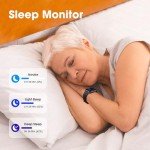 Pedometer Watch Senior Friendly No App/Phone Required, Waterproof Fitness Tracker Watch with Step Counter Calories/Sleep Tracker for Walking Running for Men Women