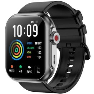 Smart Watch for Men Women, 1000mAh Battery 100-Day Standby Time, 1.85" HD Screen Fitness Tracker, 110+ Sport Modes, IP68 Waterproof, Heart Rate/Sleep Monitor, Fitness Watch for Android/iOS (Black)