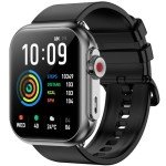 Smart Watch for Men Women, 1000mAh Battery 100-Day Standby Time, 1.85" HD Screen Fitness Tracker, 110+ Sport Modes, IP68 Waterproof, Heart Rate/Sleep Monitor, Fitness Watch for Android/iOS (Black)