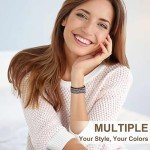Easuny 5 Pack Stretchy Bands Compatible with Apple Watch 38mm 40mm 41mm 42mm 44mm 45mm 46mm 49mm Women, Elastic Fabric Nylon Strap Wristband for iWatch SE Series 10 9 8 7 6 5 4 3 Ultra Boho Solo Loop