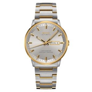 Mido Commander Chronometer - Swiss Automatic Watch for Men - Silver Dial - Case 40mm - M0214312207100