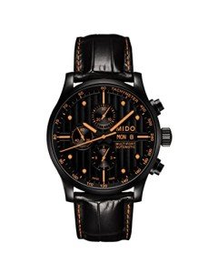 Mido Multifort Chronograph Special Edition - Swiss Automatic Watch for Men - Black Dial - Case 44mm - M0056143605122