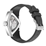 Hamilton Watch Ventura XXL Auto | Swiss Made | 45.5mm x 46mm Stainless Steel Case | Black Dial Analog Watch | Black Rubber Strap (Model: H24655331)