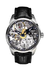 Tissot Men's T0704051641100 T-Complication Squelette Analog Display Swiss Mechanical Hand Wind Brushed Stainless Steel watch