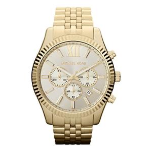 Michael Kors Lexington Chronograph Gold-Tone Stainless Steel Men's Watch (Model: MK8281)
