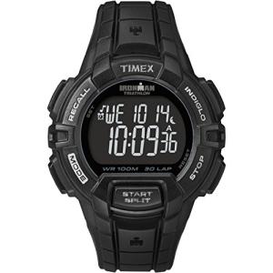 Timex Men's Ironman Triathlon Rugged 30 44mm Watch – Black Case with Black Resin Strap