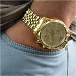 Michael Kors Lexington Chronograph Gold-Tone Stainless Steel Men's Watch (Model: MK8281)