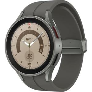 Samsung Galaxy Watch 5 Pro 45mm Smartwatch with GPS, LTE, Sleep Coaching, and Fast Charger - (Renewed)