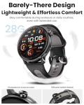 Mingdaln Smart Watch GPS, 1.43" AMOLED Screen Smart Watch for Men/Women Fitness Tracker, Military Smartwatches Compass，Compatible with Android & iOS (Bluetooth Call Answer/Dial), Multiple Sports Modes