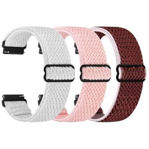 TumpCez Quick Release Watch Band - Choice of Width -18mm 19mm 20mm 22mm 24mm Watch Bands, Solo Loop Adjustable Elastic Nylon Watch Straps Replacement Wristband for Men Women