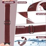 TumpCez Quick Release Watch Band - Choice of Width -18mm 19mm 20mm 22mm 24mm Watch Bands, Solo Loop Adjustable Elastic Nylon Watch Straps Replacement Wristband for Men Women