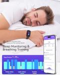 RUXINGX Fitness Tracker Watch for Men/Women, SmartWatch with Sleep/Activity Tracker, Heart Rate Monitor with 20+ Sports Modes, Android Smart Watch for Phones, Smart Fitness Watches for Women/Men