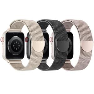 BELONGME 3-Pack Mesh Loop Apple Watch Bands