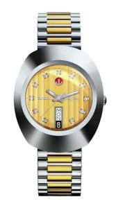 Rado Unisex Original Stainless Steel Swiss Automatic Watch, Yellow (R12408633)