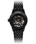 RAYMOND WEIL Freelancer Men's Calibre RW1212 Skeleton Automatic Watch - 42 mm, Stainless Steel with Black PVD Coating, Black Rubber Strap, Open-Worked Black Dial (2785-BKR-20000)