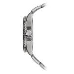 MIDO Ocean Star 200C Titanium - Swiss Automatic Diving Watch for Men - 42.5mm Stainless Steel Case - Rotating Ceramic Bezel - Black Wave-Design Dial with Day,Date Calendar - Stainless Steel Bracelet - M0424304405100