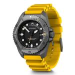 Victorinox Dive Pro Quartz Black Dial Yellow Rubber Strap Watch 43mm - 241992