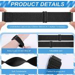 Relting Compatible with 16mm 18mm 19mm 20mm 22mm 24mm Watch Bands Quick Release Replacement Wristband,Adjustable Stretchy Nylon Solo Loop Straps Fabric Braided Sport Elastic Bands for Men Women